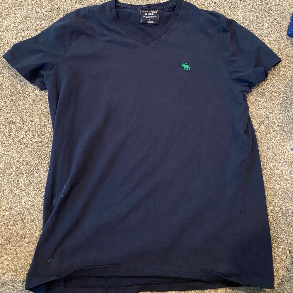 Navy blue Abercrombie and Fitch V Neck